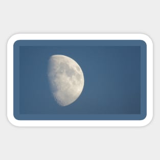 Mond am Tage Sticker